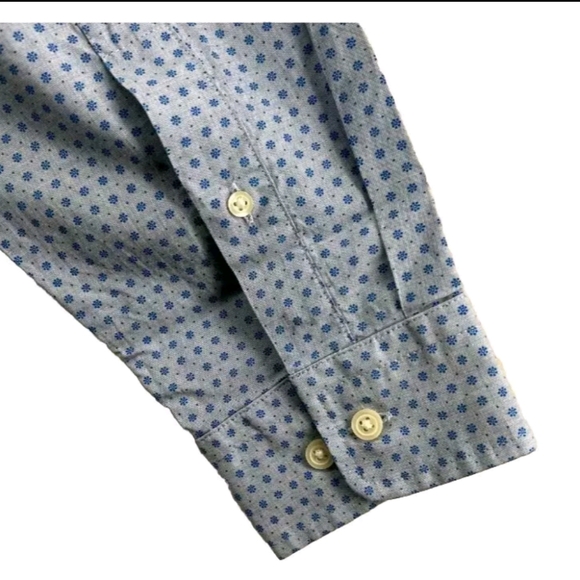 Banana Republic Men's Untucked Oxford Button Down Long Sleeve Shirt Size M - Picture 4 of 5